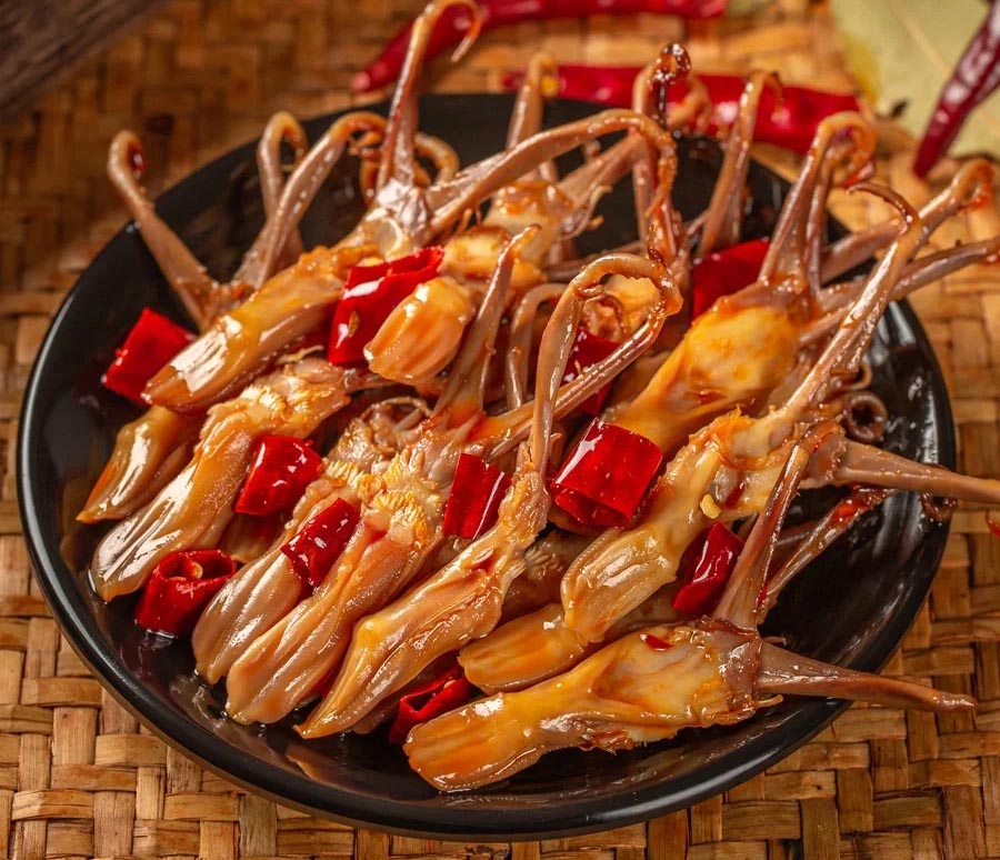 香辣鸭舌
